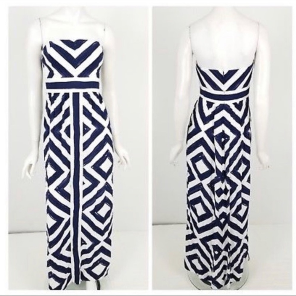 Vineyard Vines maxi dress size 0 HAS POCKETS! - Picture 2 of 3